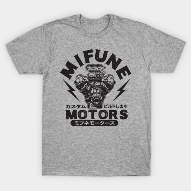 Mifune Motors T-Shirt by MindsparkCreative